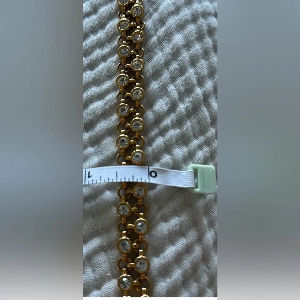 Swarovski ladies double crystal row tennis bracelet - Picture 7 of 7